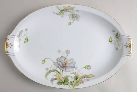 Lotus 17" Oval Serving Platter