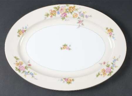 Lucille 14" Oval Serving Platter