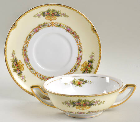 The Malta Cream Soup Bowl & Saucer Set