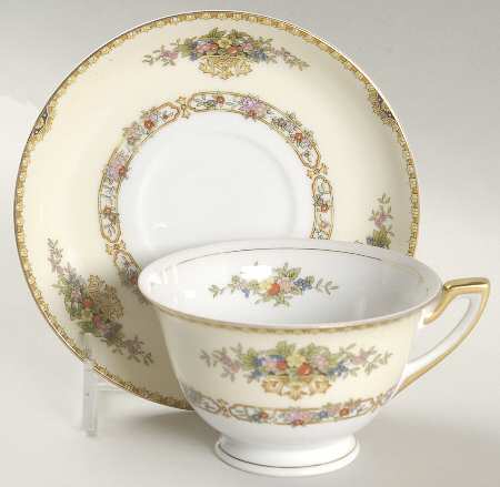 The Malta Footed Cup & Saucer Set