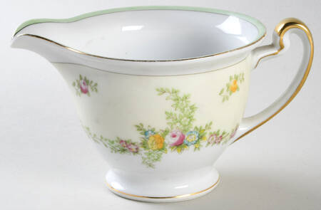 Malta (Green on Cream) Creamer