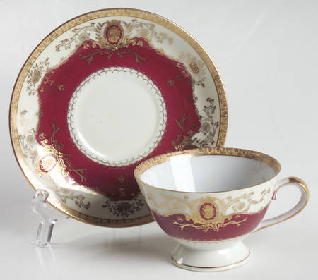 Mandarin  Footed Cup & Saucer Set