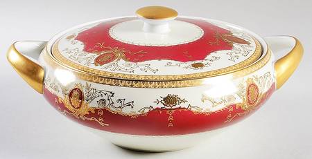 Mandarin  Round Covered Vegetable