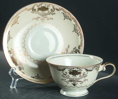Prince Royal (Marquis) Footed Cup & Saucer Set