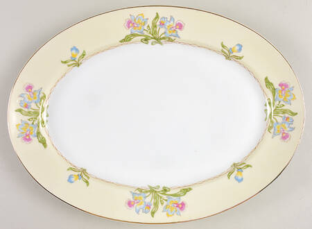 MEI108 14" Oval Serving Platter by Meito