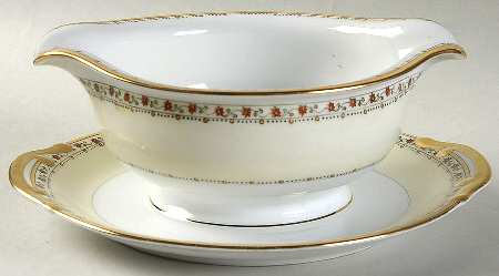 MEI118 Gravy Boat with Attached Underplate
