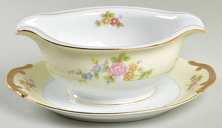 MEI120 Gravy Boat with Attached Underplate