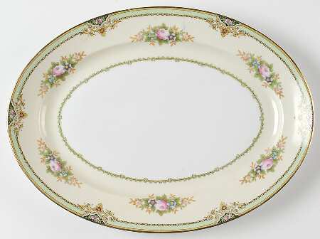 MEI123 14" Oval Serving Platter by Meito