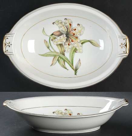 MEI153 11" Oval Vegetable Bowl