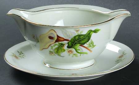 MEI159 Gravy Boat with Attached Underplate