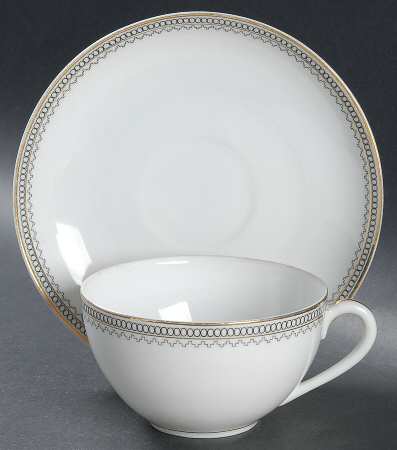 MEI162 Flat Cup & Saucer Set by Meito