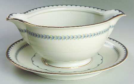 MEI173 Gravy Boat with Attached Underplate