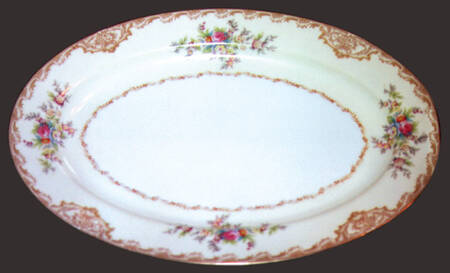 MEIV1593 12" Oval Serving Platter