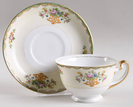 MEI36 Footed Cup & Saucer Set by Meito