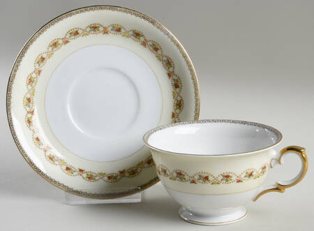 Footed Cup & Saucer Set