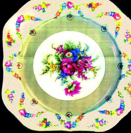MEI404 Square Salad Plate