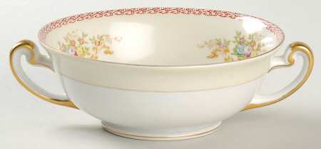 MEI416 Footed Cream Soup Bowl