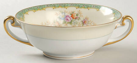 MEI44 Footed Cream Soup Bowl