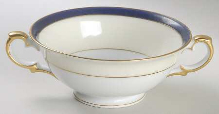 MEI455 Footed Cream Soup Bowl