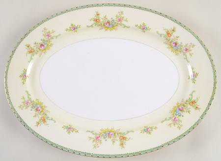 MEI59 14" Oval Serving Platter by Meito