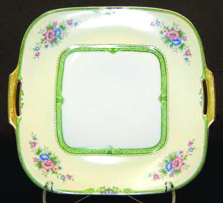 MEI71 Square Handled Cake Plate
