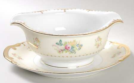 MEI80 Gravy Boat with Attached Underplate