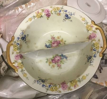 MEI87 Round Divided Vegetable Bowl