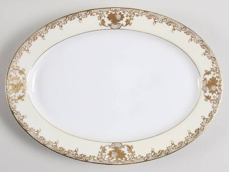 MEI89 12" Oval Serving Platter by Meito