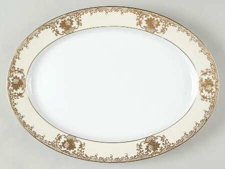 MEI89 16" Oval Serving Platter by Meito