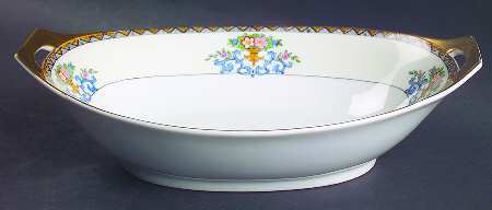 The Modena 9" Oval Vegetable Bowl