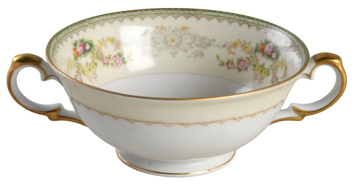 Murel Muriel (Multicolor Floral) Cream Soup Bowl