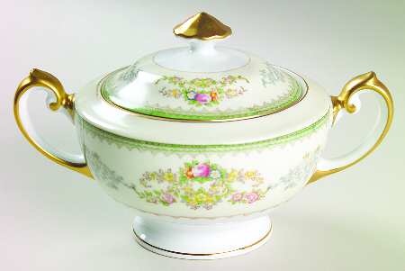 Murel Muriel (Multicolor Floral) Sugar Bowl & Lid