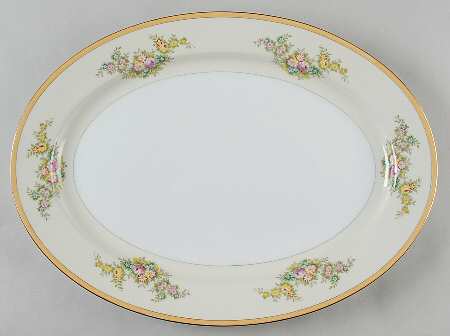 N1055a 16" Oval Serving Platter by Meito