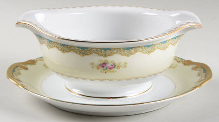 N1916 Gravy Boat with Attached Underplate