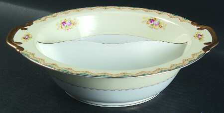N1916 10" Round Divided Vegetable Bowl