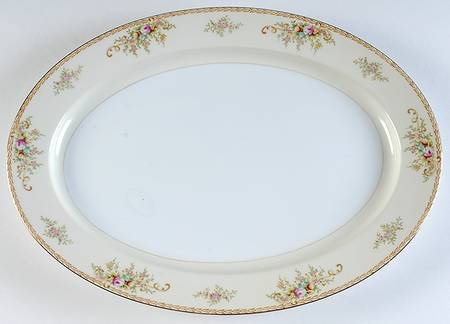 N1930 16" Oval Serving Platter by Meito