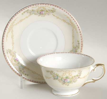 Norman Footed Cup & Saucer Set
