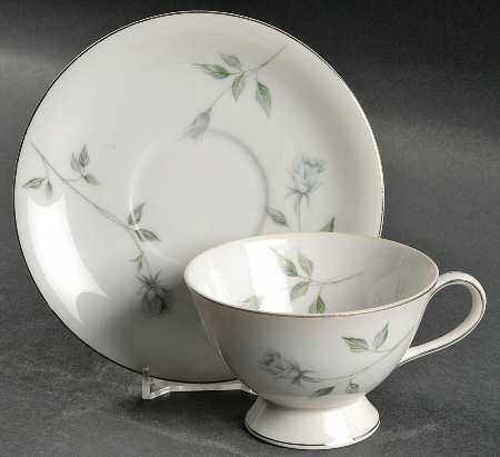 Normandy Footed Cup & Saucer Set