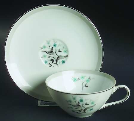Orleans Flat Cup & Saucer Set