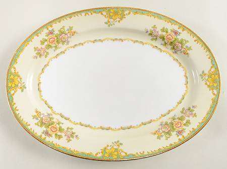 Paris Green 11" Oval Serving Platter