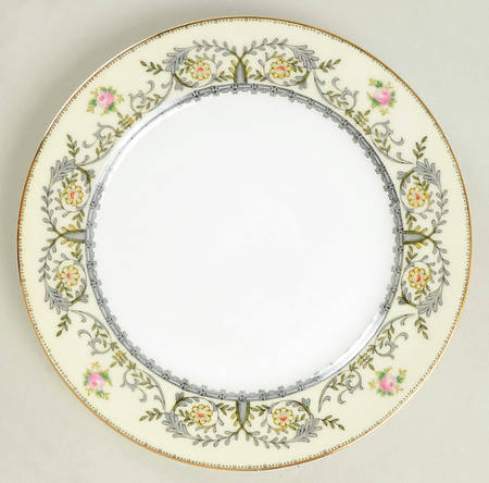 Paris Dark Gray Salad Plate