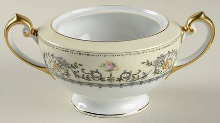 Paris Dark Gray Sugar Bowl No Lid