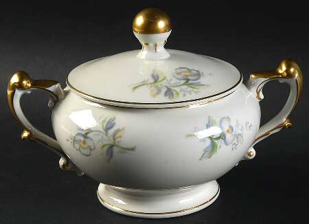 Pastelle Orleans Sugar Bowl & Lid