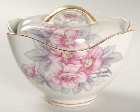 Pink Radiance  Sugar Bowl & Lid