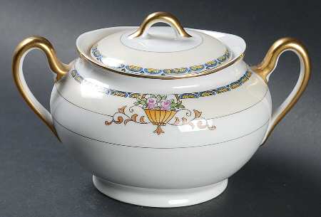 Plaza Sugar Bowl & Lid