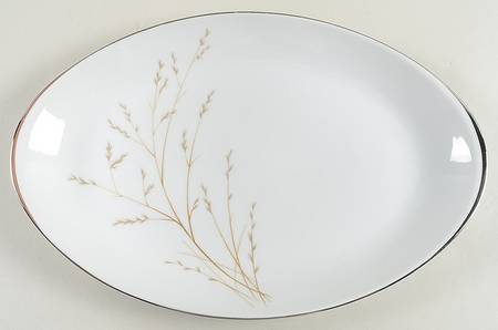 Prairie Grass 14" Oval Serving Platter