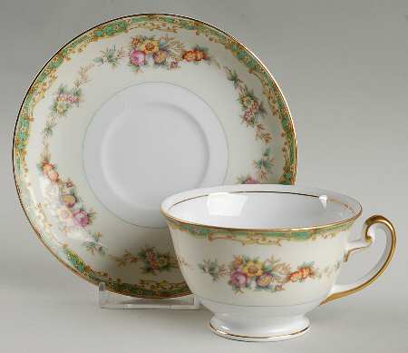 Princess Footed Cup & Saucer Set