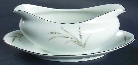 Remembrance Gravy Boat with Attached Underplate