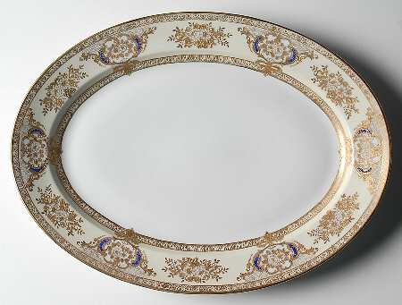 Ritz 16" Oval Serving Platter by Meito