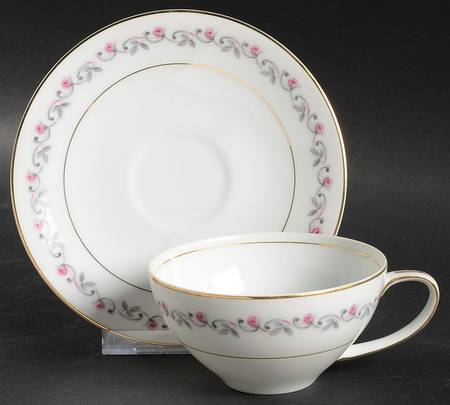 Rosalind Flat Cup & Saucer Set